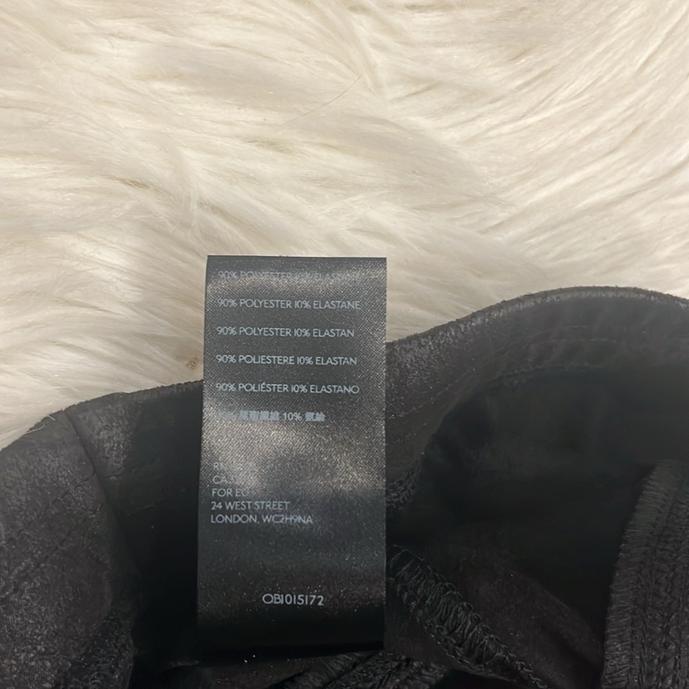 Free People midnight vegan suede skinny pant S - Picture 8 of 13